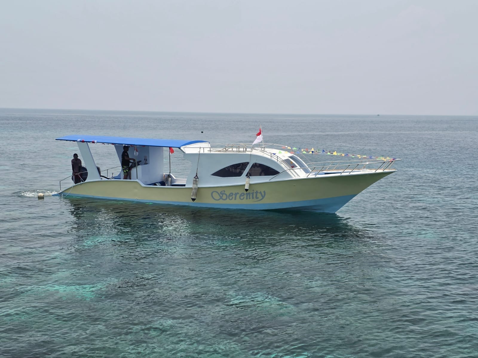 Medium-sized passenger boat in Manado